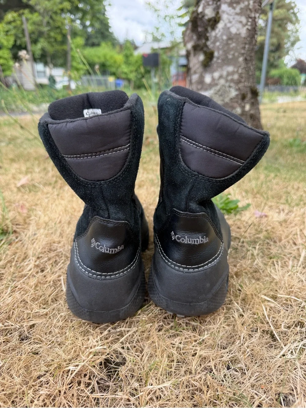 Columbia Kids Black Waterproof Insulated Winter Boots